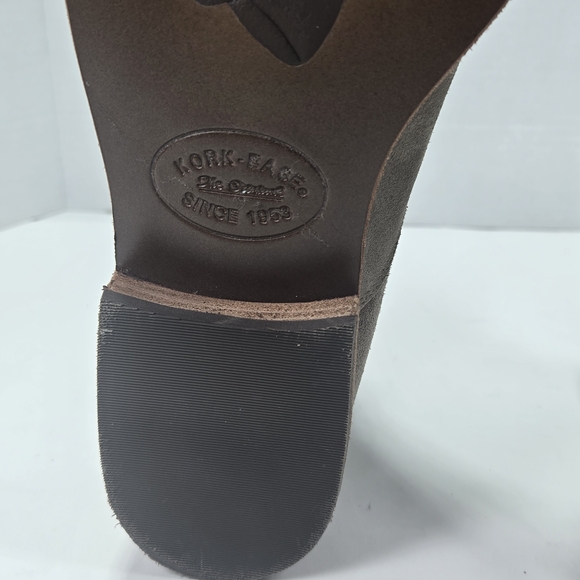 Kork-Ease Ryder Taupe Suede Leather Ankle Bootie Boots w/zippered Heels Size 10M - Picture 11 of 11